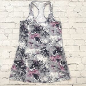 Lululemon Cool Racerback Moody Mirage Gray Pink Tank